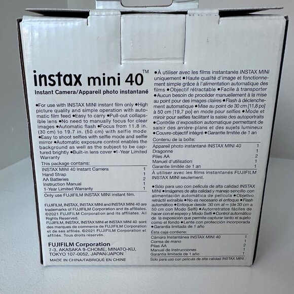 Fujifilm Instax Mini 40 - Picture 2 of 6